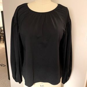 A New Day Loose Black Blouse